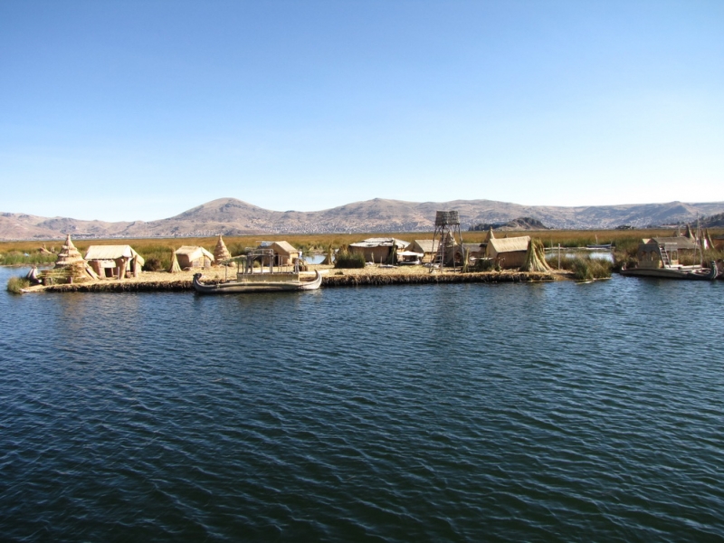 Titicaca - wyspy Uros